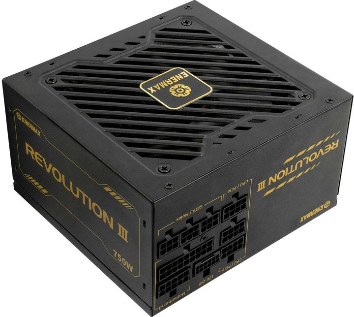 Enermax Power Supply 750W Revolution3 80+ Gold Black FULLMOD (750 W)