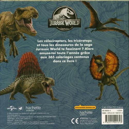 Immagine prodotto Jurassic World: 365 immagini a colori (Francese, Collettività, 2024)