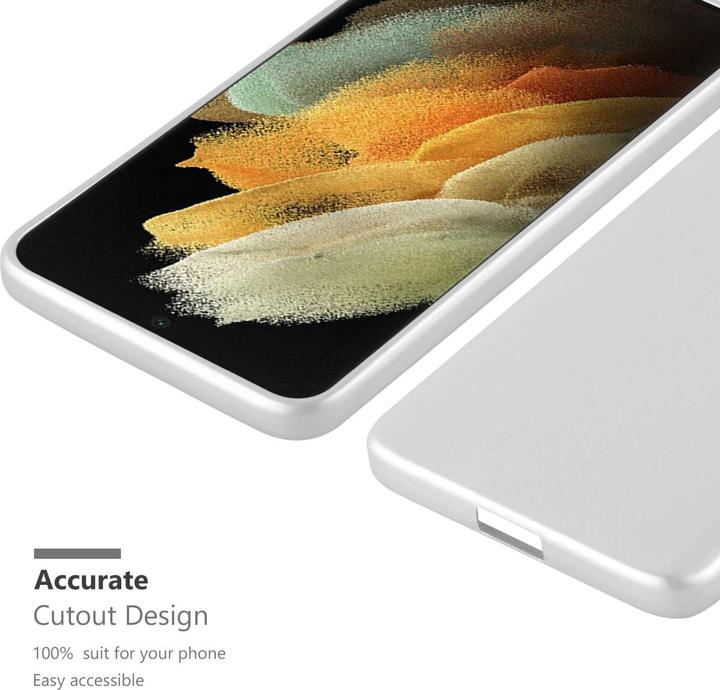 Actual product image Cadorabo TPU Matt Metallic Sleeve (Samsung Galaxy S22 Ultra)