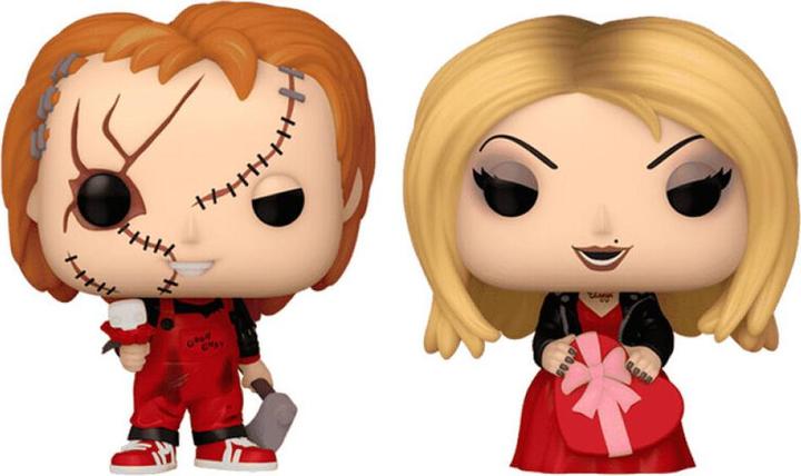 Image du produit Funko Chucky - La poupée tueuse Pocket POP! figurines vinyles pack de 2 Valentines 4 cm