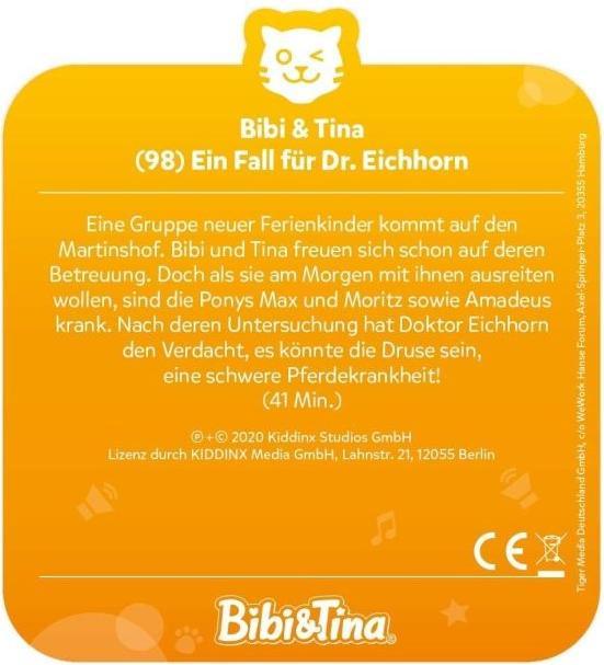 Immagine prodotto Tigermedia Tigercard- Bibi Tina (98): un caso per il dottor Eichhorn (Tedesco)