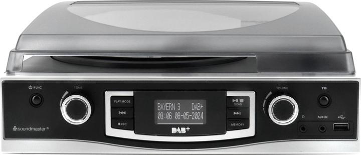Image du produit Soundmaster Tourne-disque PL590SW Noir (Semi-automatique)