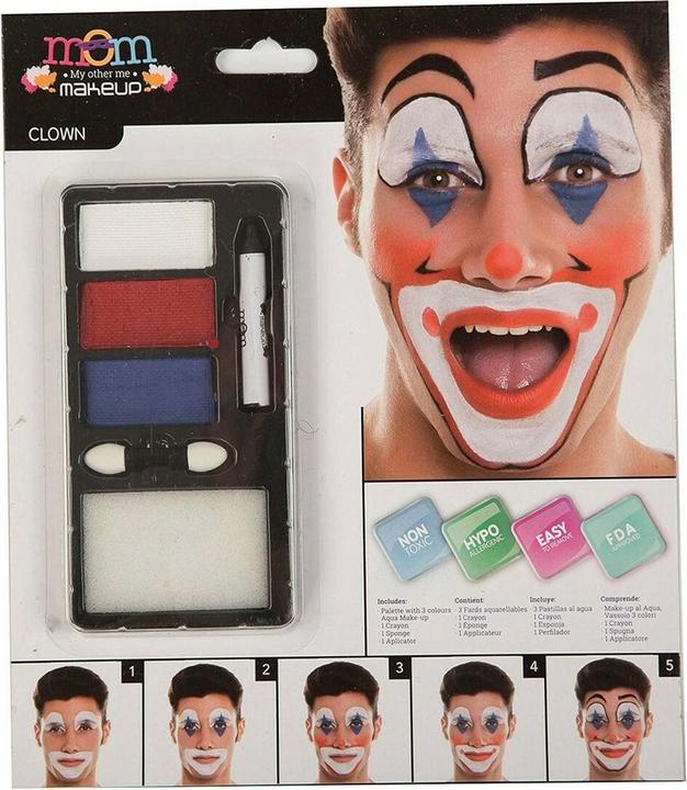My Other Me Trucco - Clown - Set - Professionale -
