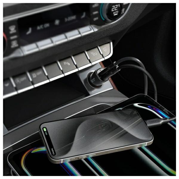 Image du produit Spigen Chargeur de voiture ArcStation Essential EV502 50W - Noir