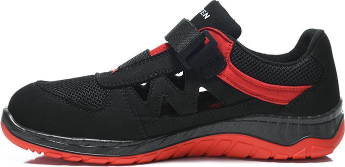 Productafbeelding Elten Batai Lonny W rood Easy S1P ESD, juodi/raudoni 48 (S1P, 48)
