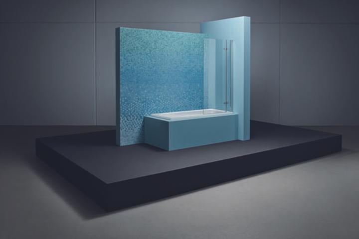 Produktbild Bette Badewanne Ocean 180x80 cm, 8857, Überlauf vorne, weiss (235 l, 180 cm, 80 cm)