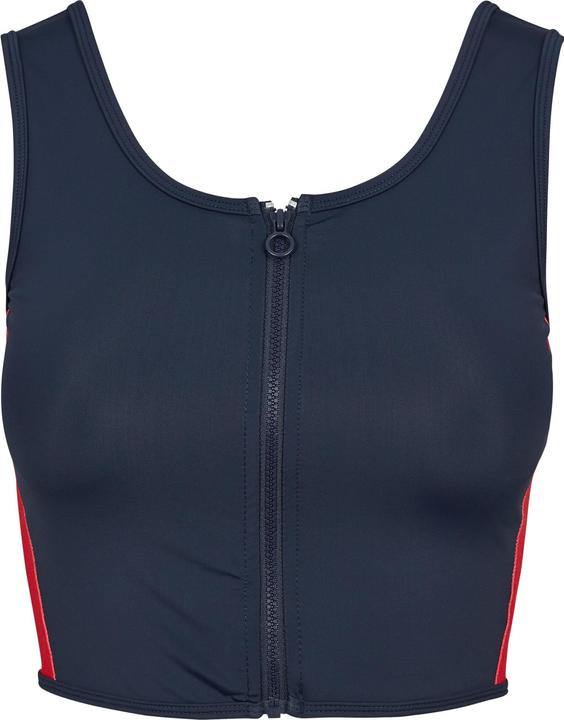 Actual product image Urban Classics Ladies Side Stripe Cropped Zip Top (XL)