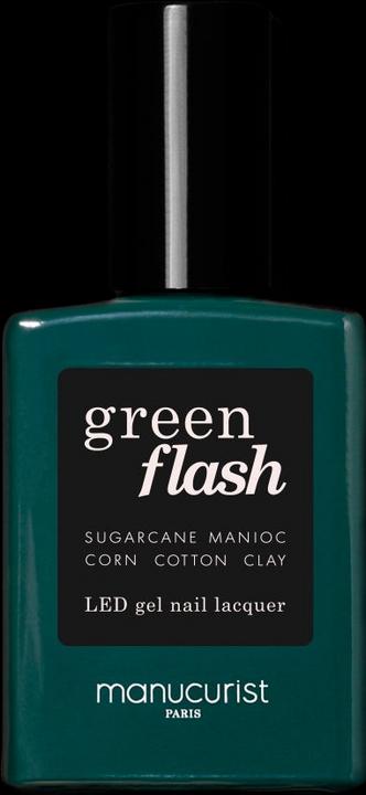 Image du produit Manucurist Green Flash vernis à ongles Licorice (Noir, Vernis à ongles effet gel)