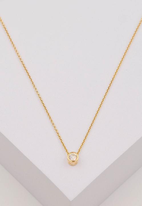 Produktbild Muau Anhänger Zargenfassung (750/18K Gelbgold)
