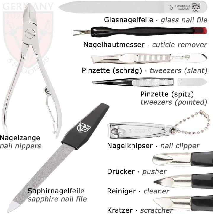 Actual product image Drei Schwerter Manicure set 'Palermo'