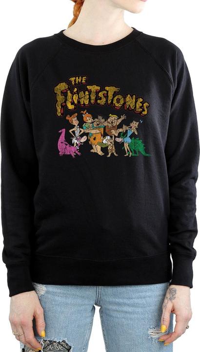 Produktbild The Flintstones Group Distressed Sweatshirt (L)
