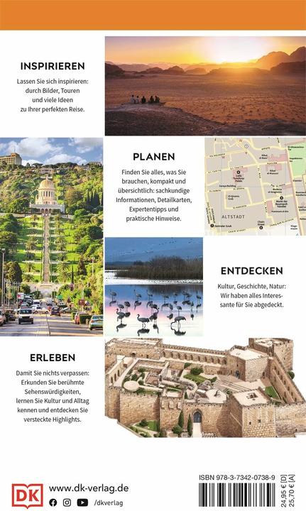 Produktbild Vis-à-Vis Reiseführer Jerusalem, Israel, Westjordanland & Petra (Deutsch, DK Verlag Reise, 2023)