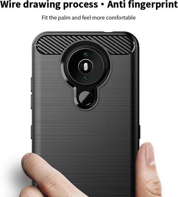 Actual product image Mofi Carbon Fiber TPU Series (Nokia 1.4)