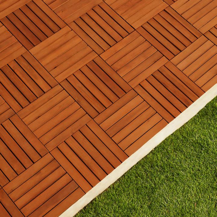 Actual product image Deuba Holzfliesen (33 x, 30 x 30 x 2.5 cm)