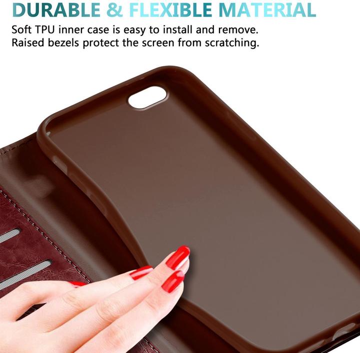 Image du produit Cadorabo Pochette Book avec ornements (Apple iPhone 6 Plus)