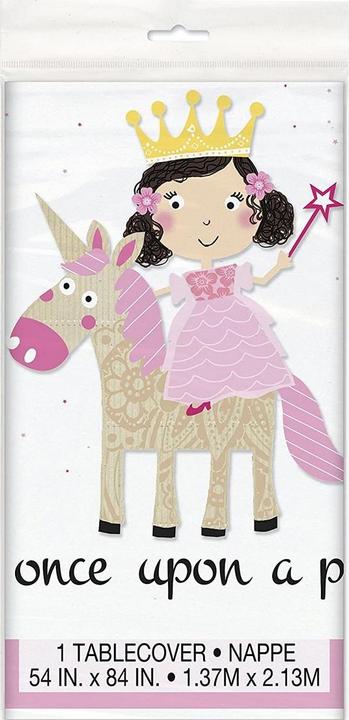 Image du produit Unique Party Couverture de table de fête Princesse Licorne en plastique (213,36 x 137,16 cm)