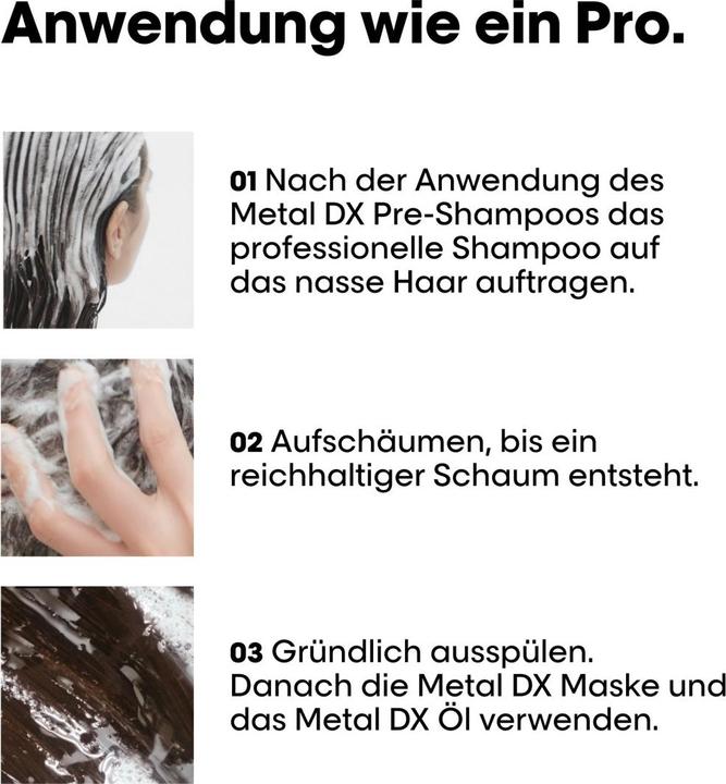 Produktbild L'Oréal Professionnel Metal DX (500 ml, Flüssiges Shampoo)