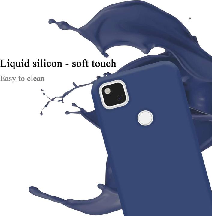 Actual product image Cadorabo Bumper Case for Google PIXEL 4A 5G TPU Liquid Silicone Cover for Google PIXEL 4A 5G (Google Pixel 4a 5G)