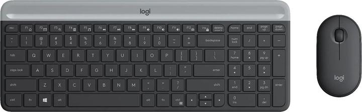 Logitech MK470 Wireless keyboard and mouse, Graphite Sp., US (Eng. Int., Wireless)