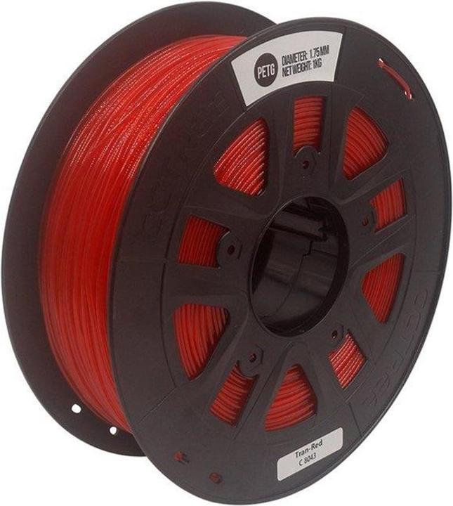 Produktbild Anycubic PETG 1.75 mm 1 kg. Transparent red (1.75 mm, 1000 g, Transparent)