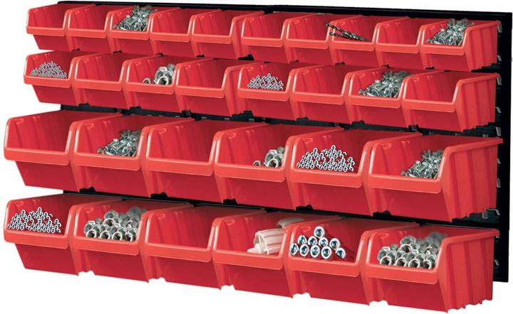 Image du produit Kistenberg WORK BOARD WITH CUFF BLACK 80x40cm 2pcs + 30 CONTAINERS NTBNP3 RED (30 pièces)