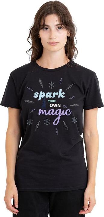 Immagine prodotto Disney Frozen Spark Your Own Magic Maglietta Elsa Profilo Adulto Unisex (XL)