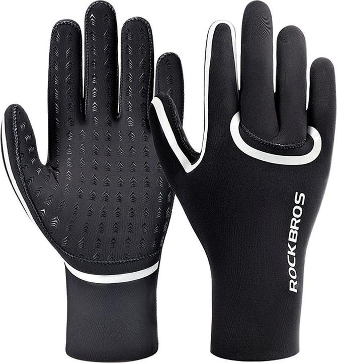 Produktbild Rockbros full waterproof cycling gloves, size: XXL - black (XXL)