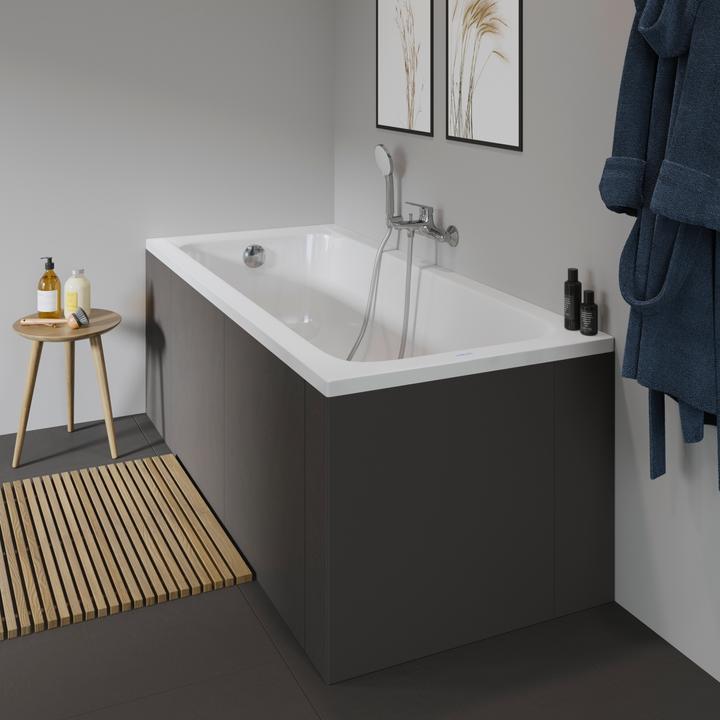 Immagine prodotto Duravit Vasca rettangolare D-Code 75 x 170 cm bianca liscia 7000970000000 (120 l, 170 cm, 75 cm)