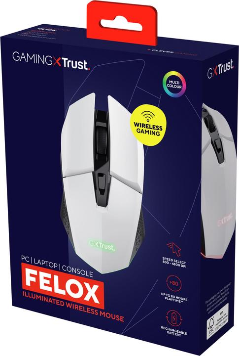 Produktbild Trust GXT 110 Felox (Kabellos, Kabelgebunden)