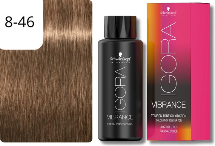 Immagine prodotto Schwarzkopf Professional IGORA Vibrance Hair Tint NUOVO (8-46 Biondo cioccolato beige chiaro)