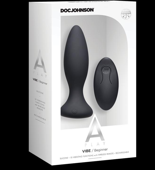 Actual product image Doc Johnson Vibe - Beginner - Rechargeable Anal Plug