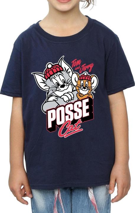 Immagine prodotto Tom & Jerry Posse Cat Maglietta Ragazze (140, 146)