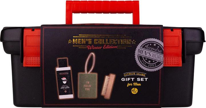Produktbild Accentra Geschenkset für Männer MEN'S COLLECTION WINTER EDITION im Werkzeugkoffer (Manicure set)