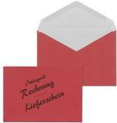 Image du produit Mailmedia Enveloppe C6 "Bon de livraison/facture", rouge (114 x 162 mm, 1 x)