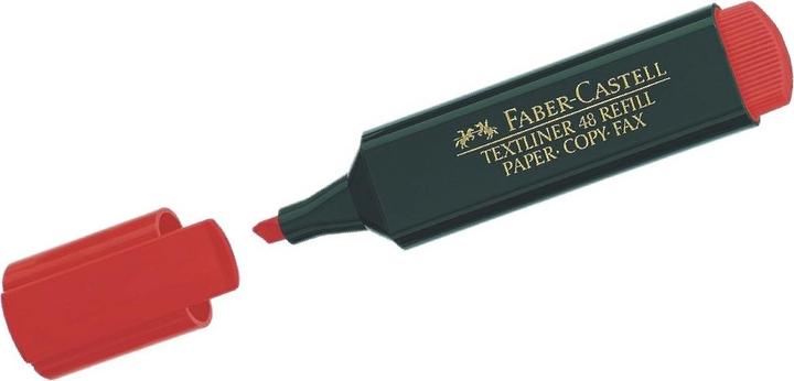 Actual product image Faber-Castell Highlighter Textliner 48 (Red, 5 mm, 1 x)
