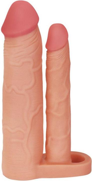 Produktbild Lovetoy Love Toy - Pleasure X Tender Double Penis Sleeve + 5 cm -