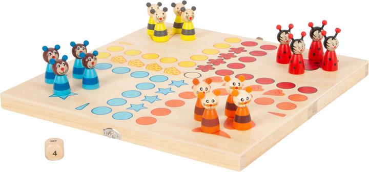 Actual product image small foot Ludo Animals (German, French, Italian, English)