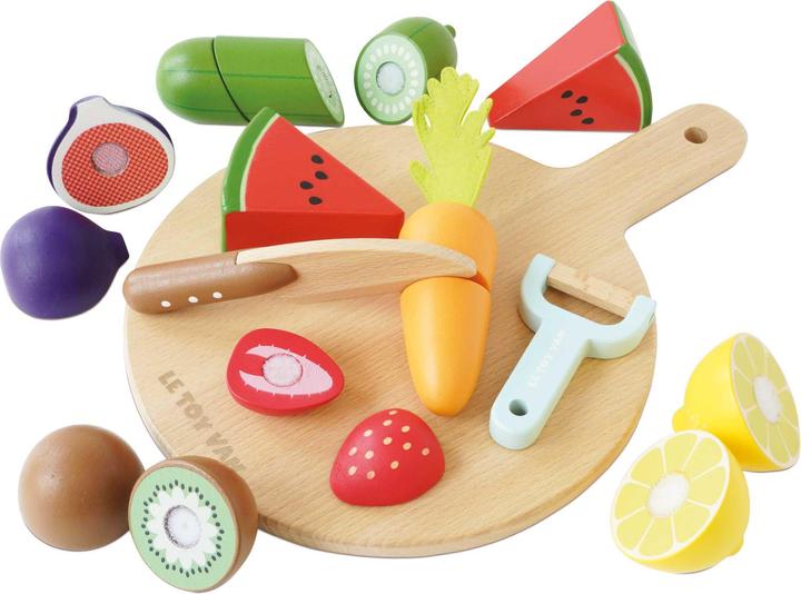 Le Toy Van Schneidebrett mit Superfood / Chopping Board & Super Food
