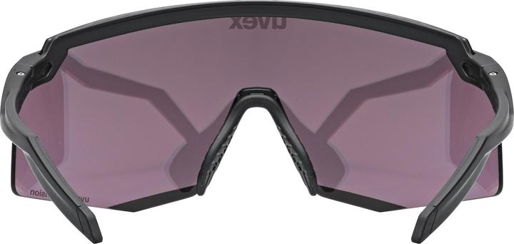Actual product image Uvex Sports pace stage CV (black matt (silver), colourvision serious silver)