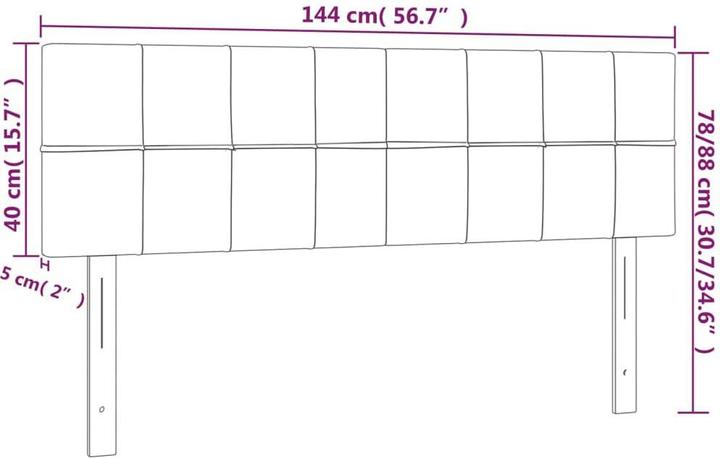 Produktbild VidaXL Adaline (144 x 5 x 88 cm)