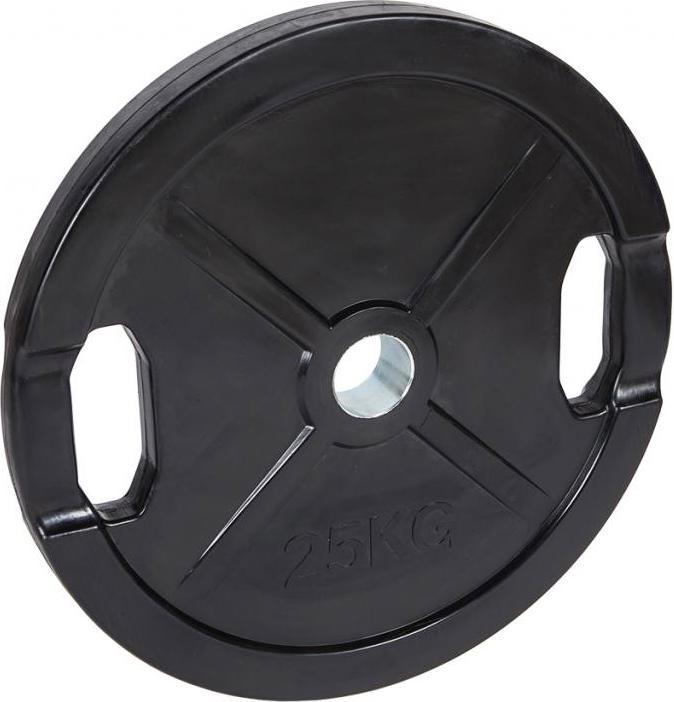 Actual product image Fitcom Rubberised Olympia weight plate (1 x 25 kg)