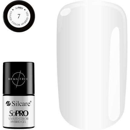 Produktbild Silcare SILCARE SoPro Hybrid Gel lakier hybrydowy 007 7g (Off White, Gel-Effekt Nagellack)