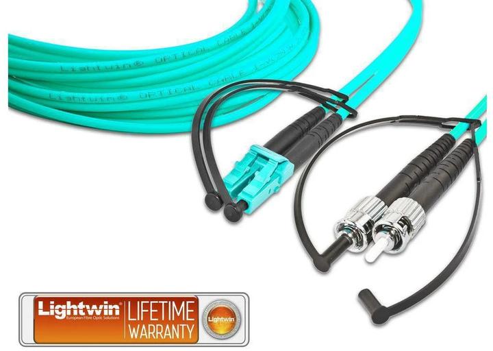 Actual product image Lightwin Fiber optic duplex patch cable (CAT7, 0.50 m)