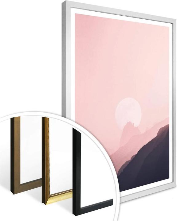 Image du produit Trenddeko Lever de soleil rose (24 x 30 cm)