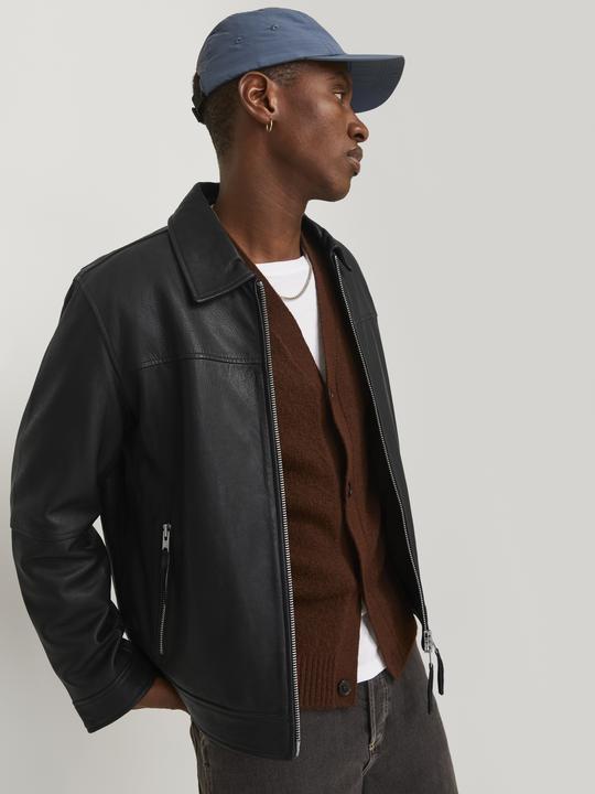 Produktbild Jack & Jones Jorclean Leather Jacket Styd Aw24 (XXL)
