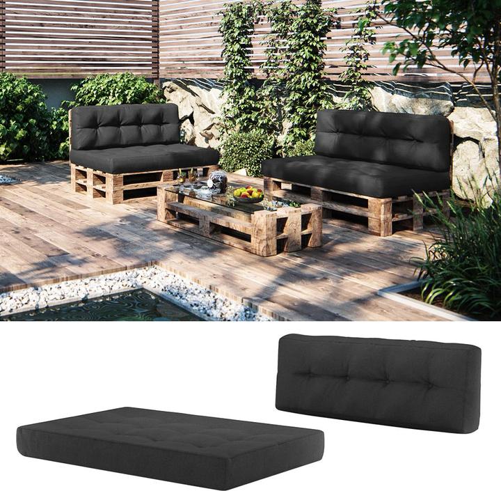 Produktbild Vicco Palettenkissen Set (120 x 80 x 15 cm, 120 x 40 x 20 cm)