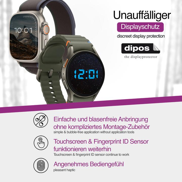 Actual product image Dipos Screen Protector Crystalclear for Pure Time Kids Watch