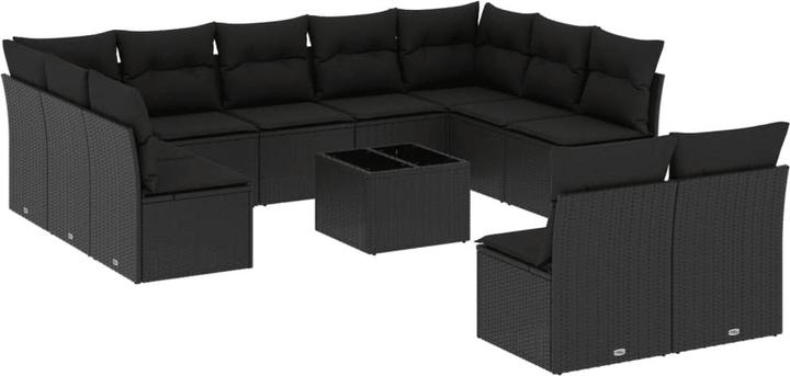 Actual product image VidaXL Garden furniture sofa set garden set garden seating group 12-piece brown
