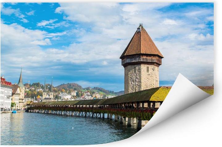 Actual product image Trenddeko Wooden bridge in Lucerne (120 x 80 cm)