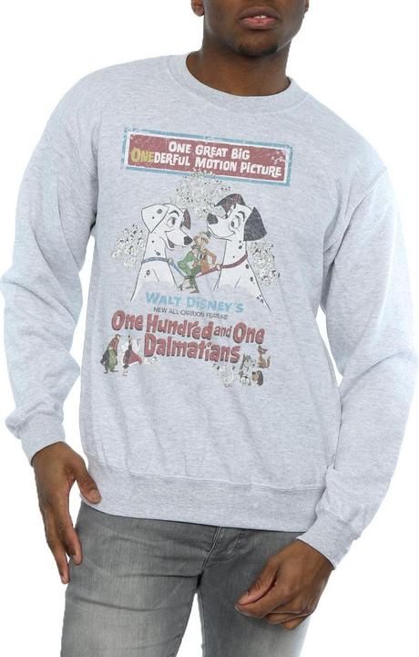 Produktbild Disney 101 Dalmatians Retro Poster Sweatshirt (M)